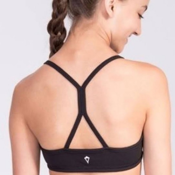 Ivivva By Lululemon Black Sports Drill Sports Bra Size 12 - Picture 4 of 4